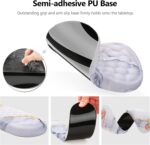 Mouse Pad Wrist Support, Laokiiy 2 in1 Keyboard Wrist Rest+ Ergonomic Mouse Pad, Non-Slip Wrist Rest for Computer Keyboard, Made Easy Typing & Relieve Wrist Pain(White Gold Gray Marble) - Image 5