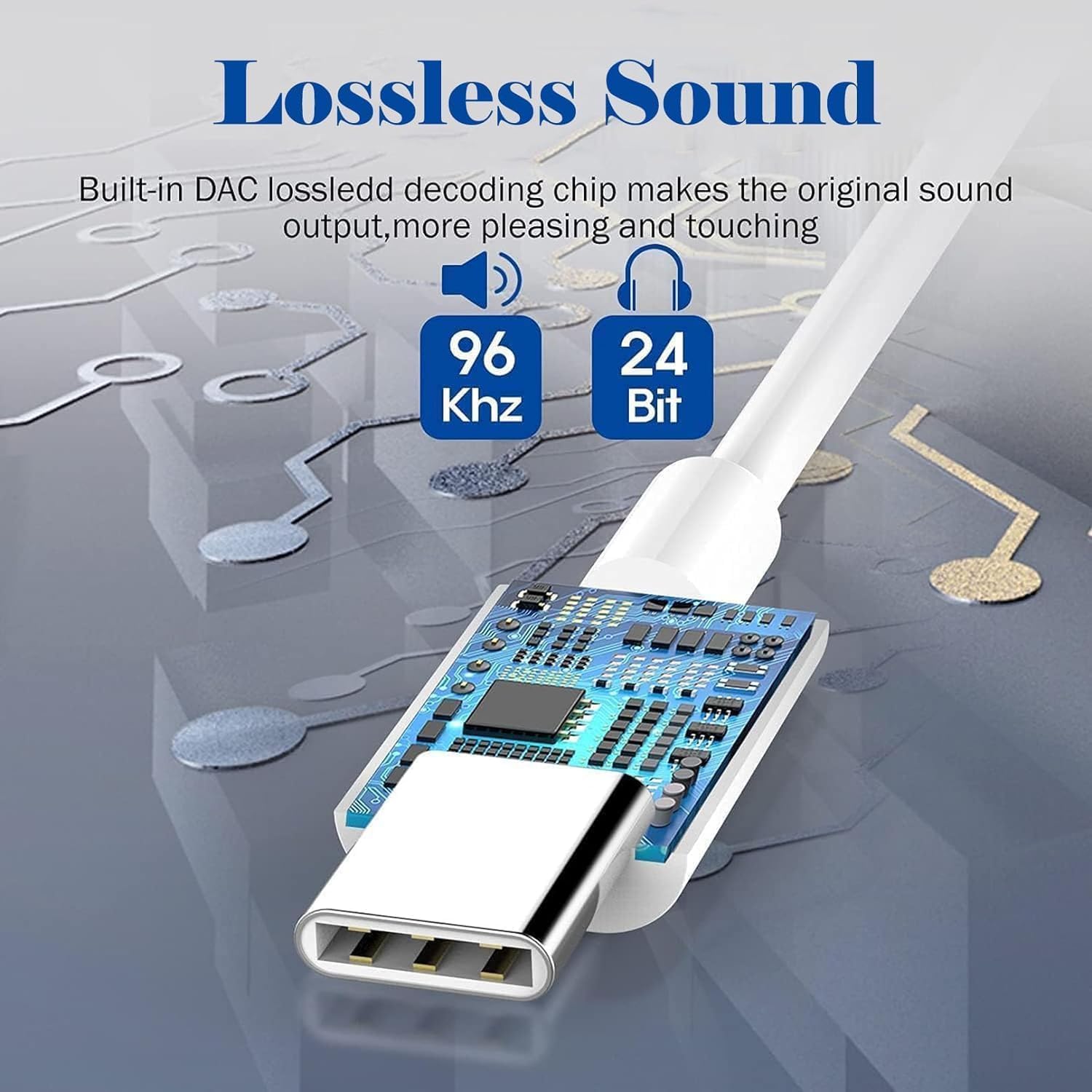 USB C to 3.5mm Headphone Jack Adapter for iPhone17/ iPhone 16/16 Pro/15/15 Pro/Pro Max/Plus, Type C Aux Audio Dongle Cable Cord Compatible with iPad, Samsung Galaxy S23/S23/S22/S21, MacBook（2 Pack） - Image 5