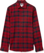 Amazon Essentials Men's Flannel Shirts Long Sleeve, Slim-Fit Button Down Plaid - Image 7