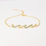 Gold Wave Bracelets For Women, Jewelry Gifts for Sister, Daughter, Mom and Sister, Mother's Day, Retirement Birthday Anniversary - Image 3
