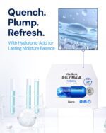 Bano Vita Genic Jelly Face Hydrating Mask 10EA – Firming Sheet Mask for Sensitive Skin, Korean Glass Skin Care with Mineral Water, Vitamin C & Niacinamide, Fragrance-Free - Image 6