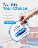 Bano Vita Genic Jelly Face Hydrating Mask 10EA – Firming Sheet Mask for Sensitive Skin, Korean Glass Skin Care with Mineral Water, Vitamin C & Niacinamide, Fragrance-Free - Image 8