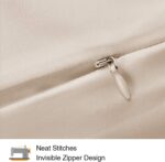INSSL Silk Pillowcase for Women, Mulberry Silk Pillowcase for Hair and Skin and Stay Comfortable and Breathable During Sleep (Standard, Taupe) - Image 5