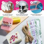 Soap Making Kit - Soap Making Supplies melt and Pour - DIY Set for Adults and Kids, Includes soap Base, Silicone molds, fragrances, Rose and Lavender Petals, by Prime Creations - Image 4