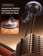 MAGIC JOHN Car Phone Holder for Magsafe [Ultra Magnetic & Clip arm] 360° Adjustable Car Phone Mount, Phone Holders for Your Car for iPhone 17 Pro Max 16 15 14 13 12 Air Plus Car Accessories, Black ﻿ - Image 6