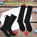 5 Pairs Military Green Socks Army Crew Sock Military Boot Socks for Men Women Working Outdoor - Image 5