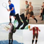 5 Pairs Military Green Socks Army Crew Sock Military Boot Socks for Men Women Working Outdoor - Image 6