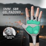 Cycling Gloves,Anti-Slip 5mm Padded Biking Gloves for Men Women Shock-Absorbing Summer Breathable for Road Bicycle Commuting - Image 5