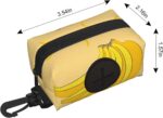 cartoon banana Printed Pet Travel Storage Bag - Portable Drawstring Cleanup Bag for Hiking and Camping - Image 5