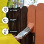 Mister Rui Paint Brush Set, 4 Pack Angle Brushes Professional Trim, Cabinet & Wall Paint Brushes for Oil, Latex, Synthetic Bristles, No Shedding - Image 4