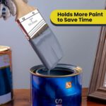 Mister Rui Paint Brush Set, 4 Pack Angle Brushes Professional Trim, Cabinet & Wall Paint Brushes for Oil, Latex, Synthetic Bristles, No Shedding - Image 5