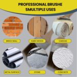 Mister Rui Paint Brush Set, 4 Pack Angle Brushes Professional Trim, Cabinet & Wall Paint Brushes for Oil, Latex, Synthetic Bristles, No Shedding - Image 10