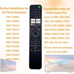 Voice Remote Controller RMF-TX520U for All Sony Bravia 2024, 2023 and 2022 Lineup XR, XBR, Mini LED, OLED Android, Google Smart TVs - Image 5
