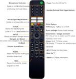 Voice Remote Controller RMF-TX520U for All Sony Bravia 2024, 2023 and 2022 Lineup XR, XBR, Mini LED, OLED Android, Google Smart TVs - Image 7