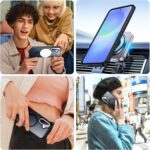 Magnetic for Samsung Galaxy A36/A56 5G Phone Case,Shockproof Protective Durable Slim Translucent Matte Anti-Fingerprint Phone Case,Black - Image 8