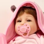 Lifelike Reborn Baby Dolls Girl, 16" Realistic Vinyl Silicone Real Reborn Dolls Girl Toddler Soft Body Newborn Baby Gift Set for Over 3 Years Old - Image 3