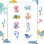 Ocean Bug Stickers Rolls - 1000Pcs Small Animal Sticker Ladybird Beetle Butterfly Decals Aesthetics Self-Adhesive Labels for Kids School Prizes Rewards Classroom Teaching. (Ocean) - Image 3