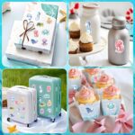 Ocean Bug Stickers Rolls - 1000Pcs Small Animal Sticker Ladybird Beetle Butterfly Decals Aesthetics Self-Adhesive Labels for Kids School Prizes Rewards Classroom Teaching. (Ocean) - Image 8