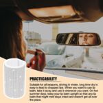 1 Pack Upright Car Chapstick Holder, Bling Insulating Lip Balm Holder,Rhinestone Car Accessories for Women Interior,Suitable for Most Vehicles.(White) - Image 5