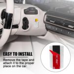 1 Pack Upright Car Chapstick Holder, Bling Insulating Lip Balm Holder,Rhinestone Car Accessories for Women Interior,Suitable for Most Vehicles.(White) - Image 6