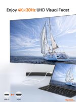 CableCreation USB-C to HDMI, 6 Feet 2-Pack Type C [Thunderbolt 3 Compatible] to HDMI 4K Cable Compatible with MacBook Pro/Air, Chromebook Pixel, XPS 15, Galaxy S24/S24 Ultra/S24+/S22/S20, White - Image 3