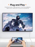 CableCreation USB-C to HDMI, 6 Feet 2-Pack Type C [Thunderbolt 3 Compatible] to HDMI 4K Cable Compatible with MacBook Pro/Air, Chromebook Pixel, XPS 15, Galaxy S24/S24 Ultra/S24+/S22/S20, White - Image 5