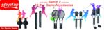 HEYSTOP Sports Accessories for Nintendo Switch 2 ,10 in 1 Family Sports Accessories Kit for Nintendo Switch 2 Games, with Leg Strap,Golf Clubs,Tennis Rackets,Sword Grips,Joy-con wrist straps - Image 13