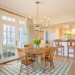 Generies Antique Spray Gold Farmhouse Chandelier, 6 Light Rustic Lighting Fixture Modern Industrial Candle Ceiling Light for Dining Room, Bedroom, Foyer, Living Room, Kitchen Island, Entryway - Image 4