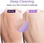 3 Pcs Double-Sided Back Exfoliator Body Scrub Towel, Exfoliating Back Scrubber with Handles,Exfoliating Washcloth Bath Tool in Shower, Stretchable Back Washer to Deep Cleans Skin (Beige,Pink,Purple) - Image 5