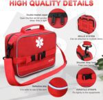 First Aid Bag Empty, Survival Kit, First Aid Kit for Home, Large Medical Emergency Kit Bag, Molle Medical Pouch for Car, Camping, Travel, Outdoor Sports, Office Emergency Supplies (Bag Only) - Image 4