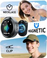 Mini Microphone for iPhone: Wireless Lavalier Microphone for Android - Noise Canceling Magnetic Clip Lapel Mic - Vlogging & Pro Video Recording for Content Creators - Image 9