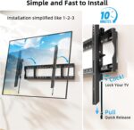 HOME VISION Heavy Duty TV Wall Mount for Large TVs 60-120 Inch, Tilting TV Wall Mount, Max VESA 900x600, Holds up to 220lb, Fits 16/18/24/32 Inch Studs - Image 6