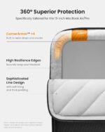 tomtoc 360° Protective Laptop Sleeve for 13-inch New MacBook Air M4/A3240 2025, M3/A3113, M2/A2681 M1/A2337 A2179 A1932, 13-inch MacBook Pro M2/A2686 M1/A2338, Water-Resistant Computer Case Bag - Image 5