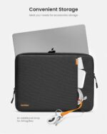 tomtoc 360° Protective Laptop Sleeve for 13-inch New MacBook Air M4/A3240 2025, M3/A3113, M2/A2681 M1/A2337 A2179 A1932, 13-inch MacBook Pro M2/A2686 M1/A2338, Water-Resistant Computer Case Bag - Image 6