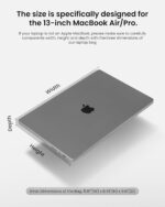 tomtoc 360° Protective Laptop Sleeve for 13-inch New MacBook Air M4/A3240 2025, M3/A3113, M2/A2681 M1/A2337 A2179 A1932, 13-inch MacBook Pro M2/A2686 M1/A2338, Water-Resistant Computer Case Bag - Image 10