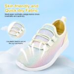 HIITAVE Girls Shoes Kids Slip on Tennis Sneakers Walking Running Athletic Gym Shoes - Image 3