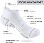 12 Pairs Mens Ankle Socks Lightweight Athletic Casual Low Cut Short Socks for Men With Tab Shoes Size 6-12 - Image 3