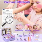 Kids Makeup Kit for Girl - Kids Washable Makeup Girls Toys with Cosmetic Case, Real Girl Makeup Sets for Toddler Kid Children Christmas Birthday Gifts Toys for 3 4 5 6 7 8-12 Year Old Girls - Image 7