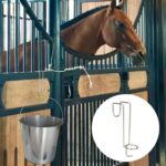 Horse Water Bucket Hooks 4 Pack, Portable Water Bucket Hook for Horses, Removable Bucket Hangers for Horses Equestrian, Livestock Horse Stalls Feed Bucket Barn Farmhouse Supplies - Image 4