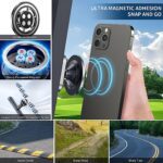 Golf Cart Magnetic Phone Holder Compatible with Mag-Safe iPhone 17 16 Pro Max Plus 15 14 13 12 Fits EZGO/Club Car/Yamaha,Icon, Golf Cart Accessories Golf Gift for Friend Men Women - Image 5