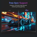 Z-Edge 27 inch Curved Gaming Monitor, FHD 1080P 200Hz 165Hz 144Hz Curved 1500R PC Monitor, MPRT 1ms Monitor, 350nits, 16.7M Colors, UG27 Frameless Bezel, 1X DP 1.4 Ports and 1X HDMI 2.1 Ports - Image 4