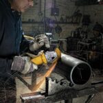 DEWALT Angle Grinder, 4.5 Inch, 11 Amp, With Paddle Switch (DWE402) - Image 8
