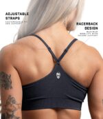 Gymreapers Seamless Sports Bra for Women - Wireless Compression Padded Supportive Bras for Gym, Yoga, & Fitness - Image 4