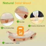 Sisal Cat Scratcher Bed for Indoor Small Medium Large Cat Hammock Lounge Scratching Post Board Wooden Perch Furniture - Image 5