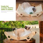 Sisal Cat Scratcher Bed for Indoor Small Medium Large Cat Hammock Lounge Scratching Post Board Wooden Perch Furniture - Image 8
