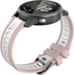 Stripe Silicone 18mm Band Compatible with Garmin Venu 3S / Venu 2S / Vivoactive 4S/ Vivomove 3S/Venu 4 41mm, Soft Rubber Breathable Sport Strap Quick Release Wristband Loop for Men Women - Image 3