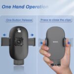 OQTIQ 13" Gooseneck Car Phone Mount – Windshield & Dashboard Holder with Strong Suction Cup, Anti-Shake Stabilizer, One-Button Release – Compatible with iPhone 16/15/14 and All Smartphones - Image 3