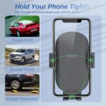 OQTIQ 13" Gooseneck Car Phone Mount – Windshield & Dashboard Holder with Strong Suction Cup, Anti-Shake Stabilizer, One-Button Release – Compatible with iPhone 16/15/14 and All Smartphones - Image 7
