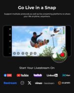 OBSBOT Tail Air NDI Streaming Camera 4K, AI Tracking PTZ Camera with Intelligent APP, Gesture Control, HDMI/USB-C/Wireless Webcam, Video Camera Live Stream for YouTube, Chruch, Worship, Creator, etc. - Image 4