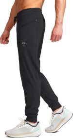 G Gradual Men's Joggers Pants with Zipper Pockets Stretch Athletic Sweatpants for Men Workout Jogging Running - Image 3